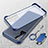 Carcasa Dura Cristal Plastico Funda Rigida Transparente H01 para Xiaomi Redmi K50 Gaming AMG F1 5G Azul