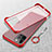 Carcasa Dura Cristal Plastico Funda Rigida Transparente H02 para Apple iPhone 14 Pro Max Rojo