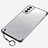 Carcasa Dura Cristal Plastico Funda Rigida Transparente H02 para Samsung Galaxy S22 5G Negro