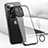 Carcasa Dura Cristal Plastico Funda Rigida Transparente H03 para Apple iPhone 15 Pro Negro
