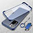 Carcasa Dura Cristal Plastico Funda Rigida Transparente H04 para Xiaomi Poco X4 NFC Azul