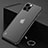 Carcasa Dura Cristal Plastico Funda Rigida Transparente H06 para Apple iPhone 16 Pro Negro