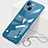 Carcasa Dura Cristal Plastico Funda Rigida Transparente H09 para Apple iPhone 14 Azul