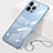 Carcasa Dura Cristal Plastico Funda Rigida Transparente H09 para Apple iPhone 14 Pro Max Azul