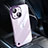 Carcasa Dura Cristal Plastico Funda Rigida Transparente QC1 para Apple iPhone 14 Morado