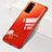 Carcasa Dura Cristal Plastico Funda Rigida Transparente S01 para Huawei Honor View 30 Pro 5G Rojo