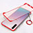 Carcasa Dura Cristal Plastico Funda Rigida Transparente S01 para Samsung Galaxy Note 10 5G Rojo