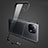 Carcasa Dura Cristal Plastico Funda Rigida Transparente S01 para Xiaomi Mi 11 5G Negro