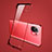 Carcasa Dura Cristal Plastico Funda Rigida Transparente S01 para Xiaomi Mi 11 Lite 5G NE Rojo