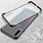 Carcasa Dura Cristal Plastico Funda Rigida Transparente S02 para Samsung Galaxy A70S Negro