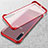 Carcasa Dura Cristal Plastico Funda Rigida Transparente S02 para Samsung Galaxy A70S Rojo