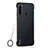 Carcasa Dura Cristal Plastico Funda Rigida Transparente S02 para Xiaomi Redmi Note 8T Negro