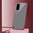 Carcasa Dura Cristal Plastico Funda Rigida Transparente S03 para Huawei Honor V30 5G Rojo
