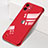 Carcasa Dura Cristal Plastico Funda Rigida Transparente S05 para Apple iPhone 11 Rojo