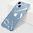 Carcasa Dura Cristal Plastico Funda Rigida Transparente WT1 para Apple iPhone 15 Azul Cielo