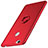 Carcasa Dura Plastico Rigida Mate con Anillo de dedo Soporte para Huawei Honor Note 8 Rojo
