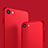 Carcasa Dura Plastico Rigida Mate M10 para Apple iPhone 8 Rojo