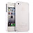 Carcasa Dura Plastico Rigida Mate para Apple iPhone 4S Blanco