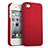 Carcasa Dura Plastico Rigida Mate para Apple iPhone 4S Rojo