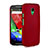 Carcasa Dura Plastico Rigida Mate para Motorola Moto G (2nd Gen) Rojo