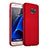 Carcasa Dura Plastico Rigida Mate para Samsung Galaxy S7 G930F G930FD Rojo