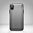 Carcasa Dura Plastico y Silicona Perforada para Apple iPhone Xs Negro