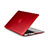 Carcasa Dura Ultrafina Transparente Mate para Apple MacBook Air 13 pulgadas Rojo