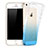 Carcasa Gel Ultrafina Transparente Gradiente para Apple iPhone SE Azul