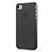 Carcasa Gel Ultrafina Transparente Mate para Apple iPhone 4 Gris