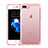 Carcasa Gel Ultrafina Transparente para Apple iPhone 7 Plus Rosa