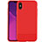 Carcasa Silicona Goma Twill para Apple iPhone Xs Rojo