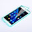 Carcasa Silicona Transparente Cubre Entero para Huawei Honor 6 Plus Azul Cielo
