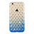 Carcasa Silicona Ultrafina Transparente Gradiente Diamante para Apple iPhone 6 Azul