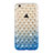 Carcasa Silicona Ultrafina Transparente Gradiente Diamante para Apple iPhone 6S Azul
