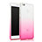 Carcasa Silicona Ultrafina Transparente Gradiente para Xiaomi Mi 4S Rosa