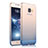 Carcasa Silicona Ultrafina Transparente Gradiente T04 para Samsung Galaxy C7 Pro C7010 Azul