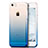 Carcasa Silicona Ultrafina Transparente Gradiente Z01 para Apple iPhone 6 Plus Azul