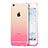 Carcasa Silicona Ultrafina Transparente Gradiente Z01 para Apple iPhone 6 Plus Rosa