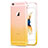 Carcasa Silicona Ultrafina Transparente Gradiente Z01 para Apple iPhone 6S Amarillo