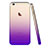 Carcasa Silicona Ultrafina Transparente Gradiente Z01 para Apple iPhone 6S Morado