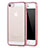 Carcasa Silicona Ultrafina Transparente H03 para Apple iPhone 5 Rosa