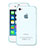 Carcasa Silicona Ultrafina Transparente para Apple iPhone 4S Azul Cielo