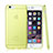 Carcasa Silicona Ultrafina Transparente para Apple iPhone 6 Plus Verde