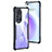 Carcasa Silicona Ultrafina Transparente T02 para Huawei Nova 8 Pro 5G Negro