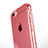 Carcasa Silicona Ultrafina Transparente T06 para Apple iPhone 6 Rosa