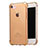 Carcasa Silicona Ultrafina Transparente T07 para Apple iPhone 8 Oro