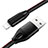 Cargador Cable USB Carga y Datos C04 para Apple iPhone 12 Max Negro