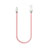 Cargador Cable USB Carga y Datos C06 para Apple iPhone Xs Rosa