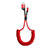 Cargador Cable USB Carga y Datos C08 para Apple iPad Air Rojo