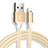 Cargador Cable USB Carga y Datos D04 para Apple iPad Air 3 Oro